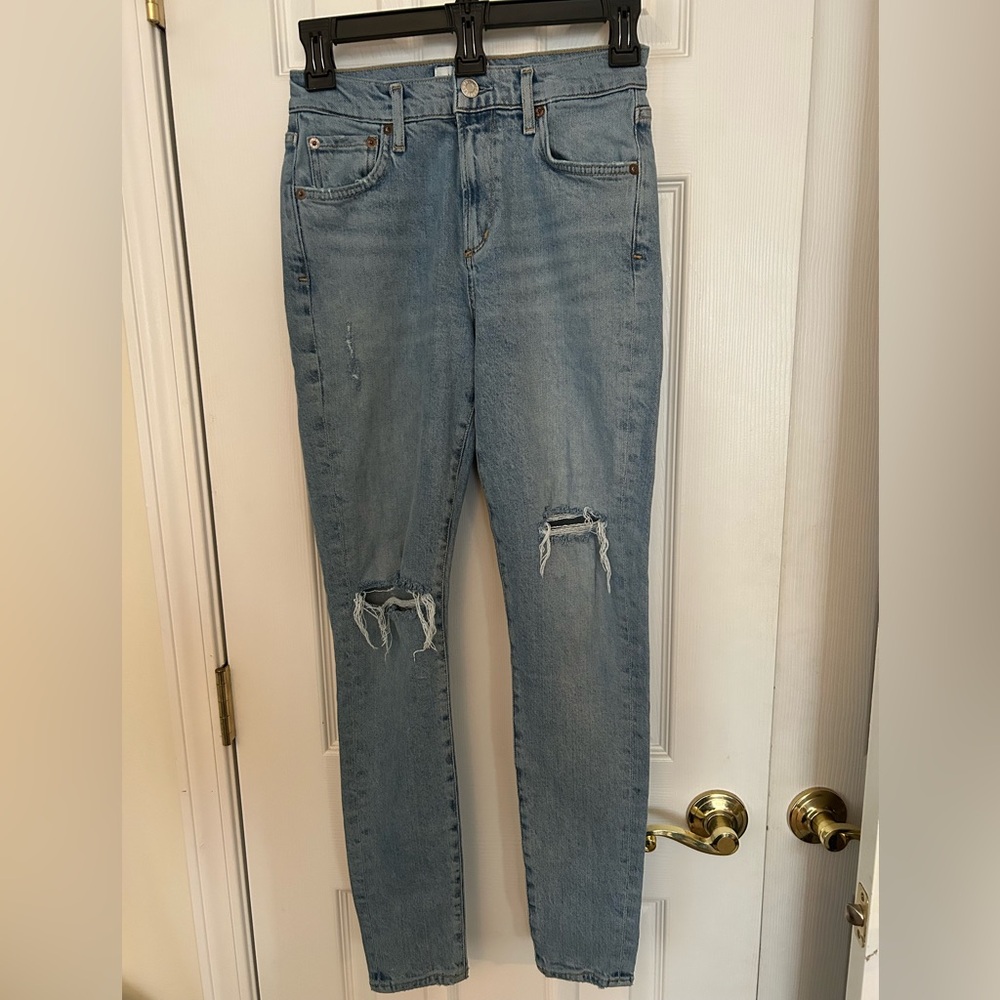 Agolde distressed skinny jeans. Sz. 25